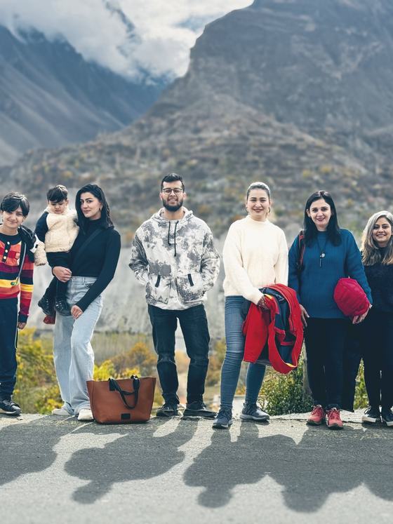 A Travelore group in Hunza in autumn