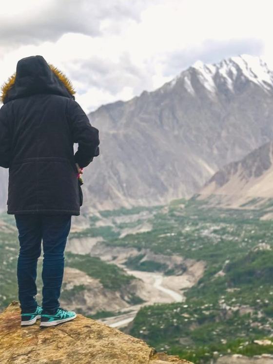 Above the Hunza valley, Hunza, spring